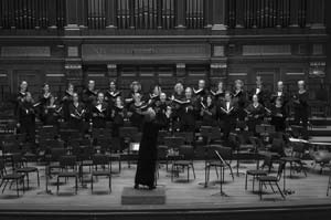 Mary Beekman and Musica Sacra performing at the New England Conservatory of Music