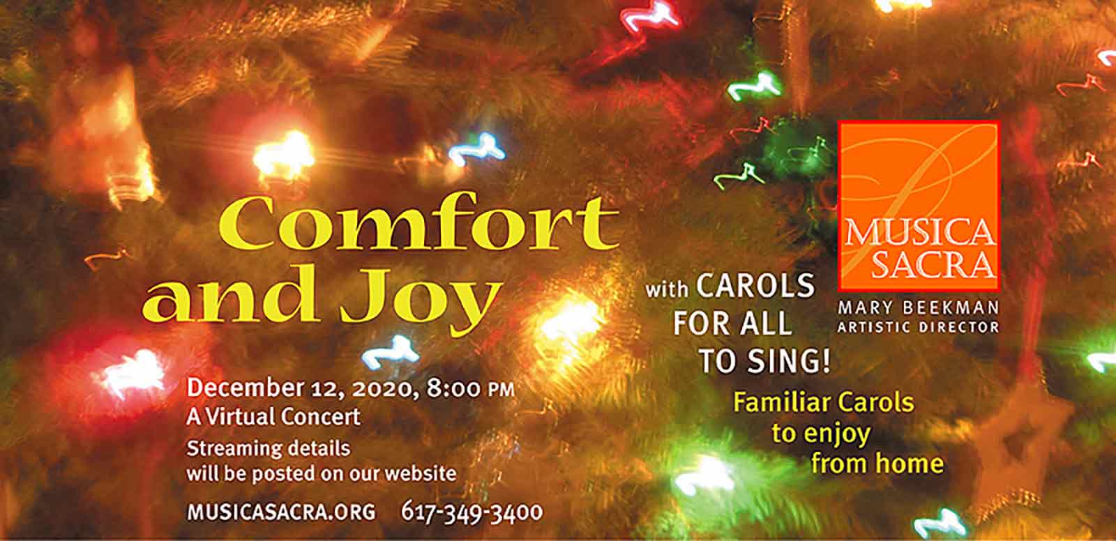 Comfort and Joy: Carols for All to Sing!