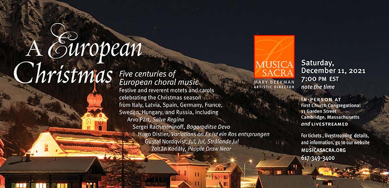 A European Christmas: Five Centuries of European Choral Music